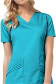 Cherokee Womens Stretch Twill V-Neck Scrub Top