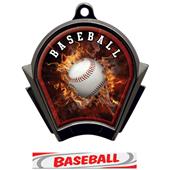 Hasty Awards Inferno Baseball Black Finish Medals Hasty Awards Inferno Baseball Black Finish Medals