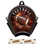 Hasty Awards Inferno Football Black Finish Medals Hasty Awards Inferno Football Black Finish Medals