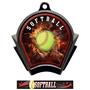 Hasty Awards Inferno Softball Black Finish Medals