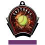 Hasty Awards Inferno Softball Black Finish Medals