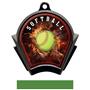 Hasty Awards Inferno Softball Black Finish Medals