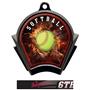 Hasty Awards Inferno Softball Black Finish Medals