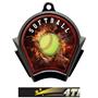 Hasty Awards Inferno Softball Black Finish Medals