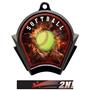 Hasty Awards Inferno Softball Black Finish Medals