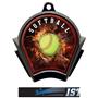 Hasty Awards Inferno Softball Black Finish Medals