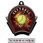 Hasty Awards Inferno Softball Black Finish Medals