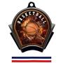 Hasty Awards Inferno Basketball Black Finish Medal