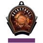Hasty Awards Inferno Basketball Black Finish Medal