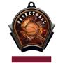 Hasty Awards Inferno Basketball Black Finish Medal