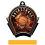 Hasty Awards Inferno Basketball Black Finish Medal