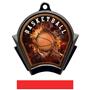 Hasty Awards Inferno Basketball Black Finish Medal