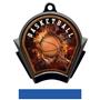 Hasty Awards Inferno Basketball Black Finish Medal