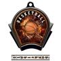 Hasty Awards Inferno Basketball Black Finish Medal