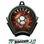 Hasty Awards Inferno Soccer Black Finish Medals