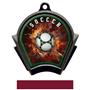Hasty Awards Inferno Soccer Black Finish Medals