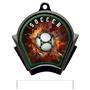 Hasty Awards Inferno Soccer Black Finish Medals
