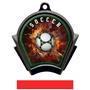Hasty Awards Inferno Soccer Black Finish Medals