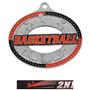 Hasty Awards Classic Basketball Medals M-740B