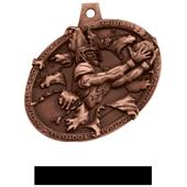 Hasty Awards Bust Out 3D Football Medal M-755F Hasty Awards Bust Out 3D Football Medal M-755F