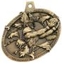 Hasty Awards Bust Out 3D Football Medal M-755F