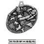 Hasty Awards Bust Out 3D Football Medal M-755F