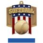 Hasty Awards Patriot Softball Medal M-776O