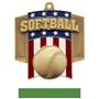 Hasty Awards Patriot Softball Medal M-776O