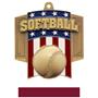 Hasty Awards Patriot Softball Medal M-776O