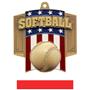 Hasty Awards Patriot Softball Medal M-776O