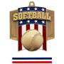 Hasty Awards Patriot Softball Medal M-776O