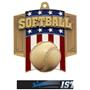 Hasty Awards Patriot Softball Medal M-776O