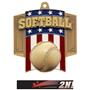 Hasty Awards Patriot Softball Medal M-776O