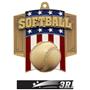 Hasty Awards Patriot Softball Medal M-776O
