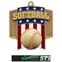 Hasty Awards Patriot Softball Medal M-776O
