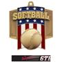 Hasty Awards Patriot Softball Medal M-776O
