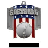 Hasty Awards Patriot Softball Medal M-776O Hasty Awards Patriot Softball Medal M-776O