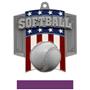 Hasty Awards Patriot Softball Medal M-776O