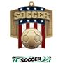 Hasty Awards Patriot Soccer Medal M-776S