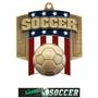 Hasty Awards Patriot Soccer Medal M-776S