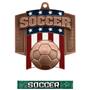 Hasty Awards Patriot Soccer Medal M-776S