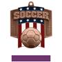 Hasty Awards Patriot Soccer Medal M-776S