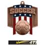 Hasty Awards Patriot Soccer Medal M-776S