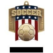 Hasty Awards Patriot Soccer Medal M-776S Hasty Awards Patriot Soccer Medal M-776S