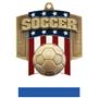 Hasty Awards Patriot Soccer Medal M-776S