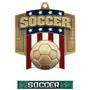 Hasty Awards Patriot Soccer Medal M-776S