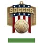 Hasty Awards Patriot Soccer Medal M-776S