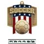 Hasty Awards Patriot Soccer Medal M-776S