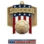 Hasty Awards Patriot Soccer Medal M-776S