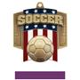 Hasty Awards Patriot Soccer Medal M-776S